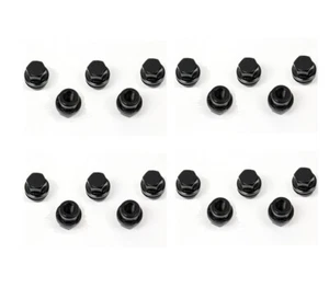 Land Rover RR Classic Defender Discovery 1 Wheel Lug Nuts Black Set x20 NRC7415B - Picture 1 of 2
