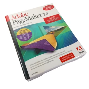Adobe PageMaker 7.0 Education Version for Windows Full Retail Upgade Version - Picture 1 of 3
