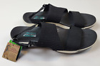 Skechers Sandals Womens Size 11 Black Reggaes Outdoor Lifestyle Shoes New