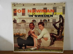 JOE NEWMAN COUNTING FIVE IN SWEDEN JAZZ LP VINYL ALBUM - Foto 1 di 4