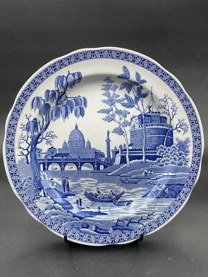 SPODE Blue Room Collection Rome Plate Blue & White CHINA 10-1/2" - Image 1 of 4