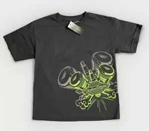 NEW Troy Lee Designs Piston Bone Graphic T-Shirt Youth Boys Large NWT RARE - Picture 1 of 9