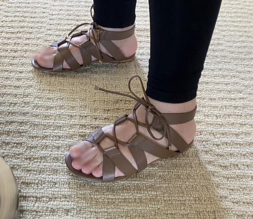 JORDAN Sandali stringati Charles Jourdan 'Jacalyn' taglia 5