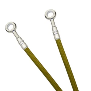 Gold Stainless Steel Rear Brake Line Kit Galfer FK003D881R-GLD - Picture 1 of 1