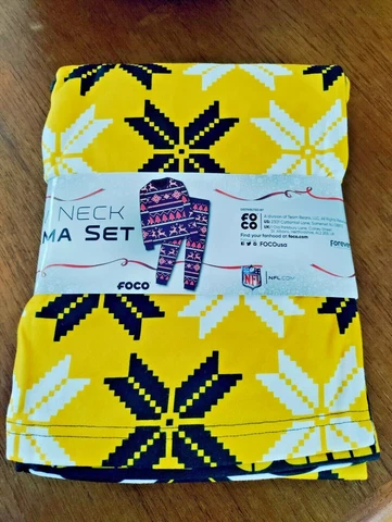 FOCO NFL Licensed Green Bay Packers Ugly Pajamas Men's Large Football Apparel Cover