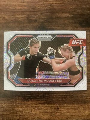 2021 Prizm UFC Roxanne Modaffedi White Sparkle SP /20 - Image 1 of 2