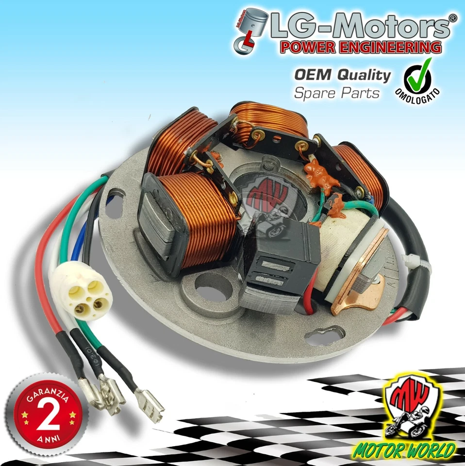 LG-MOTORS STATORE MAGNETE VOLANO PER PIAGGIO Vespa PX E Arcobaleno 150 1981 1982 1983 1984