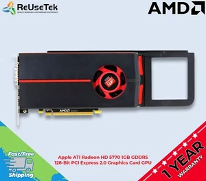 Apple ATI Radeon HD 5770 1GB GDDR5 128-Bit PCI Express 2.0 Graphics Card GPU - Picture 1 of 19