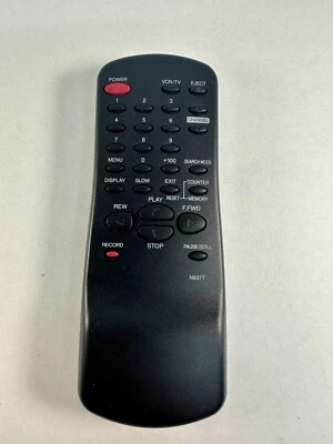 Emerson Funai Sylvania N9381 TV VCR Remote Control - Tested - Image 1 of 2