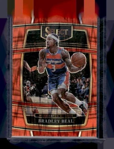 2021-22 Panini Select #89 Bradley Beal Orange Flash Prizms Washington Wizards - Imagen 1 de 2
