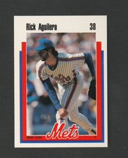 1989 Kahn's New York Mets Rick Aguilera