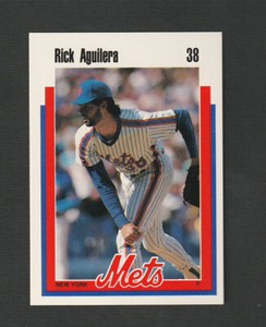 1989 Kahn's New York Mets Rick Aguilera