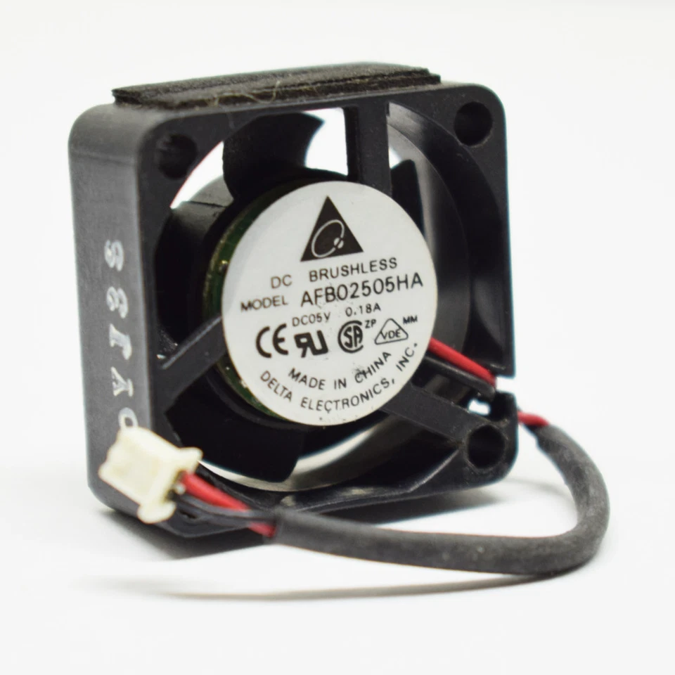 1pc Delta AFB02505HA 25x25x10mm 2510 5V 0.18A 2pin DC Brushless Cooling Fan - Image 1 of 4