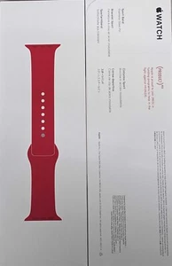 Bracelet sport Apple Watch (45 mm|S/M) pour Apple Watch Series 9 - Rouge - Photo 1 sur 3