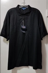 Port Authority Men's Black Dry Zone Ottoman Sport Shirt Size L - Picture 1 of 2