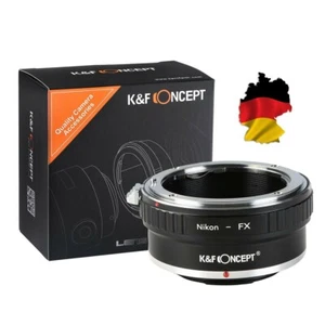 K&F Adapter, Nikon F Mount Objektiv auf Fujifilm X-Mount, Fuji X DSLR X-Pro1 - Bild 1 von 8