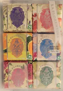 La Florentina Lujo Jabón Italiano Colección Set de Regalo 6 x 3.7 OZ Barras Lavanda - Imagen 1 de 15