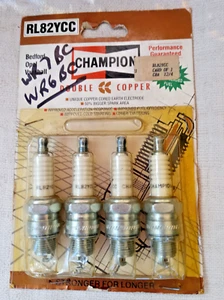 Set of 4 x NOS Champion Copper Plus Spark Plug RL82YCC - Picture 1 of 3