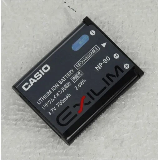 Original Casio NP-80 Battery For EX-Z1 Z2 Z270 Z280 Z550 Z19 Z33 S5 S9 NP-82 - Image 1 of 3