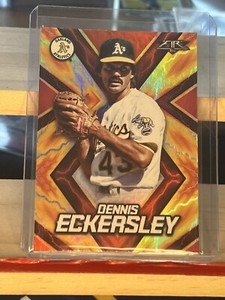 2017 Topps Fire - Red Flame #70 Dennis Eckersley