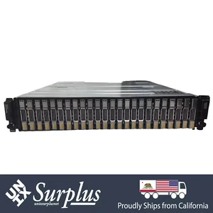 Dell 2U PS6100X 24 Bay 2.5" SAN Storage Array w/ 2x Type11 CM11 iSCSI 24x Caddy - Picture 1 of 7