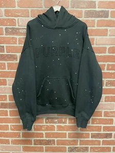 Gr. M - Lila Marke Limited Edition Hoodie Crystal Artwork - Bild 1 von 12