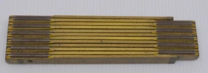 VINTAGE LUFKIN No. 46 FOLDING WOOD RULER, 72 IN., MEASURING TOOL - Picture 1 of 5