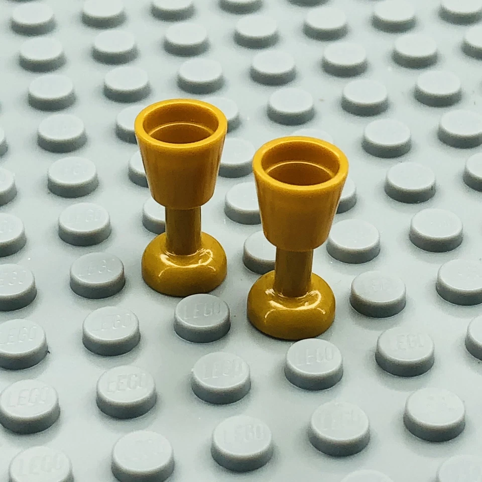 2343 Piezas LEGO Utensilio Copa Cáliz Minifigura Accesorios ORO PERLA (2) Foto 1 de 1