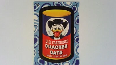 Wacky Pack Flashback Series 2 #2 2008 paquetes Old Fashioned Quacker Oats WP1 Foto 1 de 2