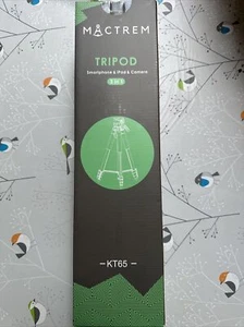 Phone Tripod, 2023 Upgraded 65inch/165cm Lightweight Portable Camera Tripod for - Picture 1 of 10