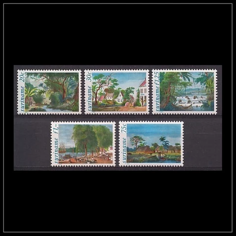 Surinam - Suriname Issue 1981 (268-272) Paintings Cover