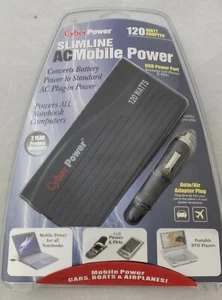 CyberPower CPS120SI Slim Line AC Mobile Power 120 watt DC AC Inverter Portable - Picture 1 of 2