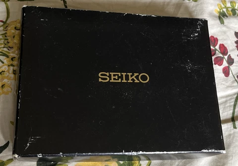 VTG Seiko Quartz World Time Alarm Travel Clock QEK153G Cal.S991 w box Cover