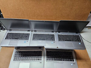 Lot of 5 HP Elitebook 840 G3 14" i5-6300u 2.4GHz 8GB RAM 128GB SSD 1 YR Warranty