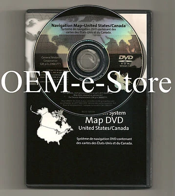 2007 2008 2009 2010 Cadillac Escalade EXT ESV & Hybrid Navigation DVD Map v.8.3 - Image 1 of 4