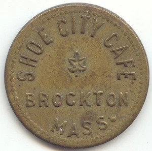 Shoe City Cafe, Brockton MA, Massachusetts, gut für 10c im Handel - Bild 1 von 2