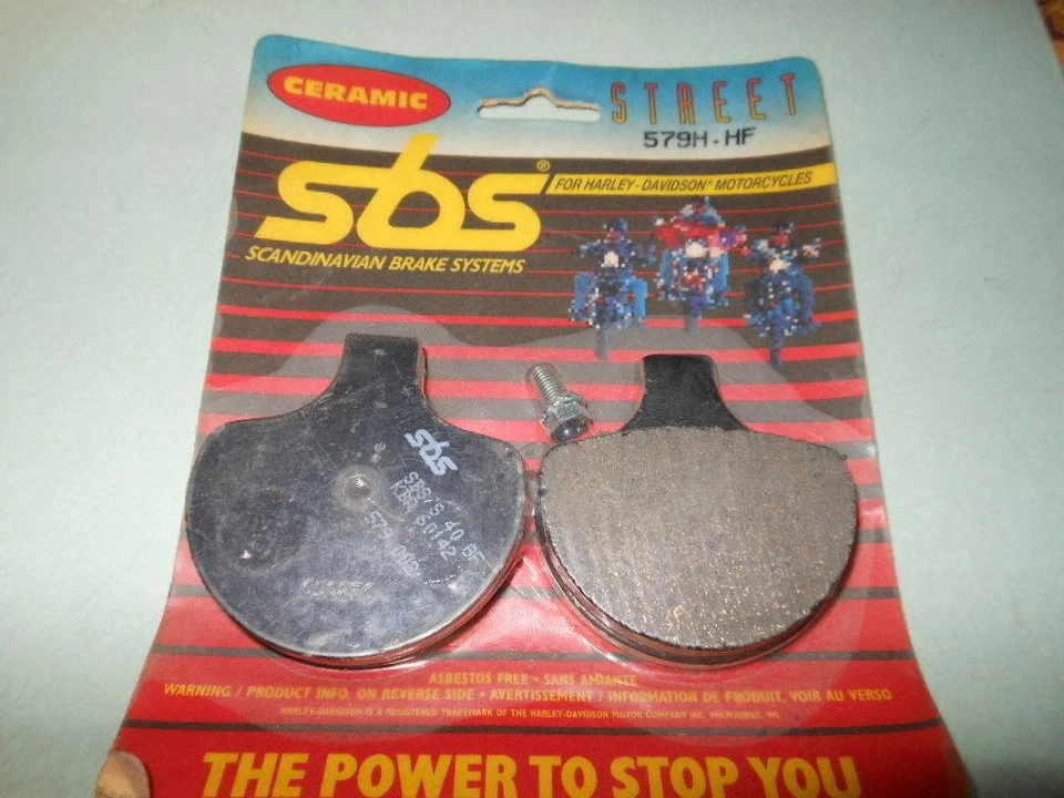 SBS 陶瓷前刹车片适用于 Harley-Davidson XLH883 XLH1100 XLX1100 FLHT1340 — 第 1/4 张图片