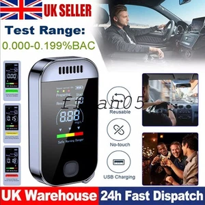 Police Professional LCD Digital Breath-Alcohol Tester Breathalyser Self Analyzer - Picture 1 of 15