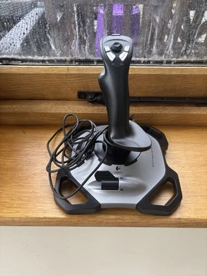 Logitech Extreme 3D Pro Flight Joystick Black Flight Stick Silver Wired USB - GC - Image 1 of 4