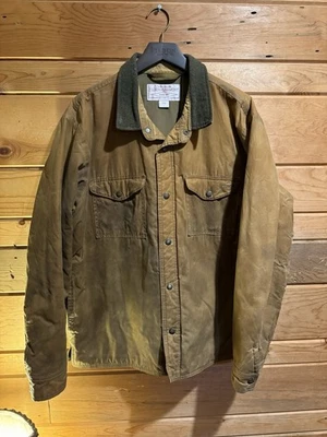 Camisa chaqueta aislante de tela Filson Cover mediana para hombre Foto 1 de 4