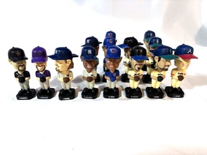 Lot 14 Post Cereal 2002 Mini 3" MLB Baseball Bobbleheads - Picture 1 of 3