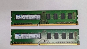 SAMSUNG 8GB (2x4GB) 2Rx8 PC3-10600U DDR3 DESKTOP Memory RAM - Picture 1 of 2