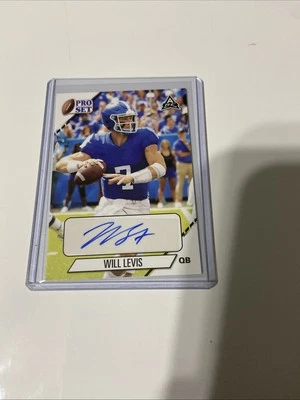 Will Levis  Pro Set Auto 2021 Leaf PS-WL1 RC Rookie - Image 1 of 4