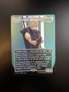 MTG Final Fantasy English Cloud, Midgar Mercenary Borderless 0375 Foil - Bild 1 von 2