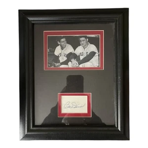 Bobby Doerr Red Sox MLB HOF Signed Autographed Framed 8x10 Display - Picture 1 of 2