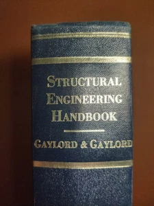 Structural Engineering Handbook Gaylord & Gaylord 1968 Hardcover - Bild 1 von 10