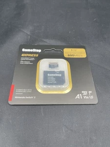 Gamestop Express MicroSDxc Micro SD SDXC & Adapter 1TB 800mb/s Nintendo Switch 2 - Picture 1 of 2