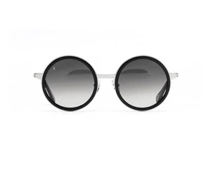 New RAEN Fairbank Round Black Sunglasses - Picture 1 of 7