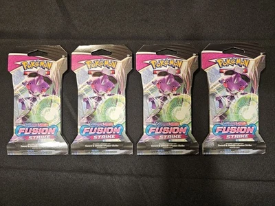Pokemon Juego de Cartas Coleccionables Espada y Escudo - Paquete de refuerzo con funda Fusion Strike - (1) Paquete Nuevo Foto 1 de 2