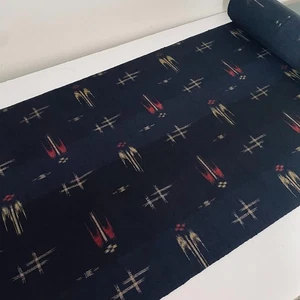 Swallow 2 Tone Wool UnUsed BOLT By the Yard Japanese Kimono Fabric BW62 - Picture 1 of 8